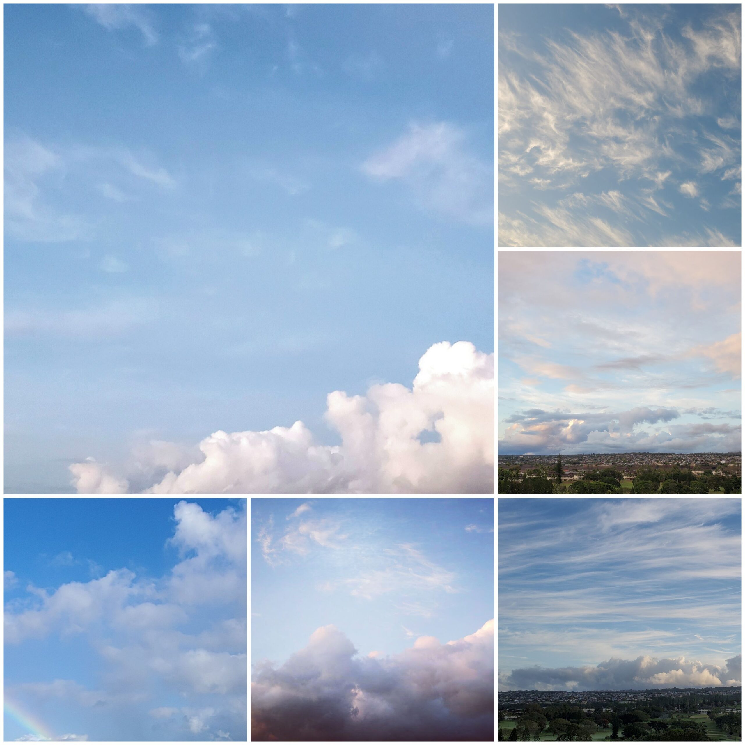 Collage Parade of Clouds